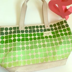 Kate Spade canvas tote